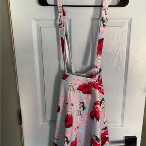 Hot Topic Inuyasha Red and Blue Jumper Dress Size XL